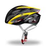 DENGZI Bike Helmet Cycle Mens Women Handsome Unisex Bicycle Ultralight Adjustable with Light Size 55-65 Fashion Motorbike Helmet