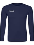 hummel Men's Hml First Performance Jersey L/S Shirt Marine