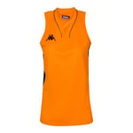 Kappa - Maillot Basket Caira pour Femme - Orange - Taille S