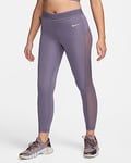 Nike Pro Women's Mid-Rise 7/8 Mesh-Panelled Leggings