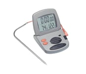 Taylor Pro Digital Kitchen Probe Thermometer with Timer and Alarm- Grey 7.5cm