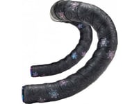 Supacaz Super Sticky Kush - Galaxy - Oil Slick Stars + Oil Slick Plugs Styrtejp Med Pluggar