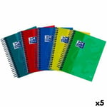 Notebook Set Oxford European Book 4 Multifarvet 120 Ark 5 enheder