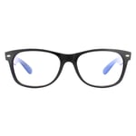 Ray-Ban Sunglasses New Wayfarer 2132 901/BF Black  Clear w Blue Light Filter 55