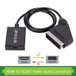 HDMI To SCART Cable HDMI To SCART Converter Video Adapter HDMI To SCART Adapter