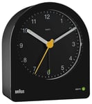BC22 Braun Classic Analogue Alarm Clock, Black - BC22B