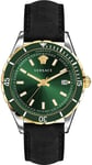 Versace VE3A00320 Hellenyium Grøn/Læder Ø41 mm