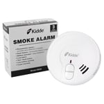 Kidde 29HD Optical Smoke Alarm with Test & Hush, 9V Alkaline Battery Included