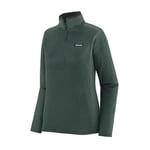 PATAGONIA 40505-NGRX W's R1 Daily Zip Neck Sweatshirt Women's Nouveau Green - Northern Green X-Dye Size XS