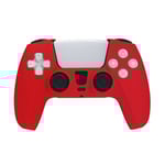 Silikongrepp för handkontroll till Playstation 5 (PS5), Röd