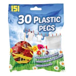 Homespired® 30 Pegs Plastic Clothes Pegs For Washing Lines Clothespin Clothes Clips Grip Clothes Pegs Laundry Pegs