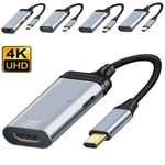 Type-C To HDMI-compatible Thunder-bolt 3 Adapter USB C to VGA Mini DP RJ45