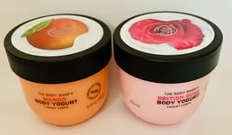 The Body Shop British Rose & Mango Body Yogurt 200ml Set Discontinued Rare New