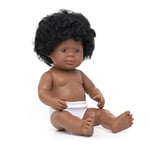 Miniland Poupée bébé Fille Afro-américaine 38 cm - 31060