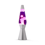 iTotal - Lava Lamp 36 cm - Silver Base, Purple Liquid and White Wax (XL1766)