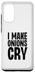 Coque pour Galaxy S20 I Make Onions Cry Funny Culinary Chef Cook Cook Onion Food