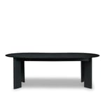 Bevel Table Extendable x 2 / Black Oiled Beech