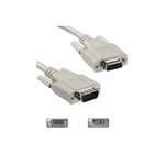 25 Metres Beige VGA Monitor Extension Lead SVGA M-F 15 pin Cable Beige 25 m