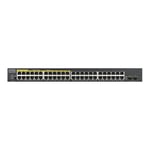 Zyxel GS1900 Series GS1900-48HPv2 - switch - 48 portar - smart - rackmonterbar