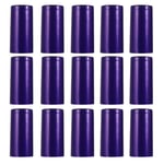 NUOBESTY 100Pcs Wine Bottle Capsules Heat Shrink Wrap Wine Bottle Cap Wine Sealed Shrink Top Cover for Wine Cellars Kitchen Home (Blue)