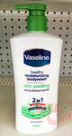 450ml Vaseline Healthy Moisturizing Skin Cooling Body Wash Shower Cream