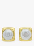 Milton & Humble Jewellery Second Hand Angela Cummings 18ct Yellow Gold Cultured Pearl Stud Earrings