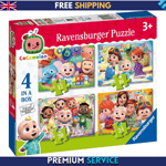 Ravensburger Cocomelon - 4 in Box 12, 16, 20, 24 Pieces Jigsaw Puzzles for Kids
