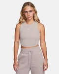 Nike Sportswear Chill Knit Women's Tight Cropped Mini-Rib Tank Top