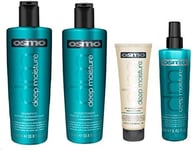Osmo Deep Moisture Shampoo 1000Ml, Conditioner 1000Ml, Deep Repair Mask 250Ml an