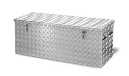 Kraftig aluminiumskasse I Støv og sprutsikker I Gummibelagte håndtak (Størrelse: 312L)