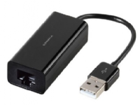 Vivanco 36669, Kabel, USB, Ethernet, 200 Mbit/s, Svart
