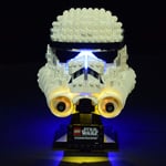 LYCH Led Lighting Kit for Lego Star Wars Stormtrooper Helmet Display Building Set, Compatible with Lego 75276, Not Include The Lego Set