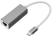 USB-C 3.1 - RJ45 Netværks adapter kabel - Grå