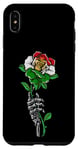 Coque pour iPhone XS Max Rose kurde avec squelette « I Love Kurdistan » avec racines du drapeau