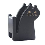 BYFRI Wooden Tape Cutter Roller Tape Holder Dispenser with Cat Shape for Packaging Sealing Cutter Tool