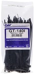 GW GT-140IB Lot de 1000 serre-câbles Noir 143 x 3,6 mm