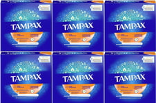 120 x Tampax Super Plus Tampons Protection/Discretion Cardboard Applicator