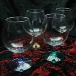 Cognac-/Likörglas i olika färger (Svart)