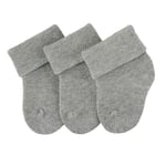 Sterntaler First Baby sokker 3-pakning sølv melange