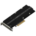 Synology M2D20 - Adaptateur d'interface - M.2 NVMe Card - PCIe 3.0 x8 - pour Synology SA3400, SA3600; Disk Station DS1618, DS1819, DS2419; RackStation RS2418, RS820