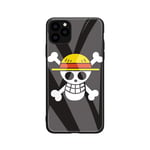 FUTURECASE Anime Cartoon One Piece Luffy Gear 4 Tempered Glass Phone Case for iPhone 6 6S 7 8 Plus 10 X XR XS Max 11 11Pro 11 Pro Max Cool Covers (5, iPhone XR)