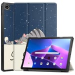 Lenovo Tab M10 Plus (3rd gen) Fodral Tri-fold Katt