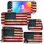 Kit De Autocollants Skin Decal Pour Switch Oled Game Console National Flag Series Theme Series, T1tn-Nsoled-0980