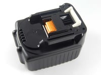 vhbw Batterie compatible avec Makita DCL140Z, DA340DRF, DCM501, DCM501Z, DCM501ZAR, DCL140, DDA340 outil électrique (4000 mAh, Li-ion, 14,4 V)