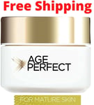 L'Oreal Age Perfect Rehydrating Anti Ageing Day Cream, Face Cream for Mature Ski