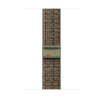 Apple Nike-sportloop i Sequoia/Orange, 45 mm