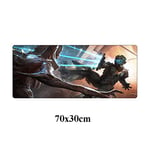Large 70X30Cm Dead Space Mouse Pad Gamer Rubber Durable Gaming Keyboard Laptop Notebook Desk Mat Color J