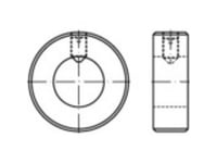 Toolcraft To-9988839 Akselflanger Udvendig Diameter: 45 Mm M8 Din 705 Rustfrit Stål 10 Stk