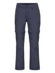 Pants W. Zip Off Bottoms Outdoor Pants Blue Color Kids