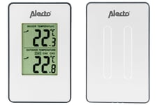 Termometer ute/inne Alecto med maks og minim. temp